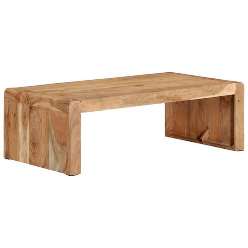 vidaXL Salontafel 110x55x35 cm massief acaciahout, Huis en Inrichting, Tafels | Salontafels, Nieuw, Verzenden