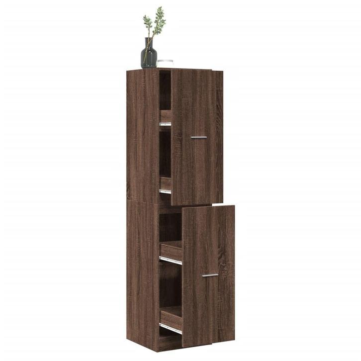vidaXL Apothekerskast 40x41x174,5 cm bewerkt hout bruin, Huis en Inrichting, Kasten | Overige, Nieuw, Verzenden