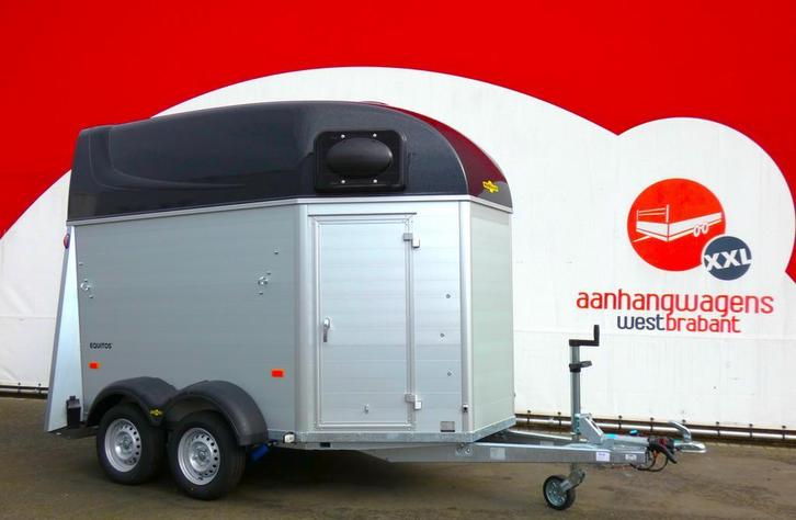 Nieuwe 2-paards paardentrailer op voorraad en gratis bezorgd, Dieren en Toebehoren, Paarden en Pony's | Trailers en Aanhangwagens