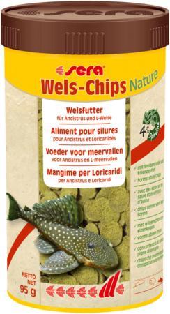 Sera Wels-Chips Nature 250ml (Bodemvissen), Dieren en Toebehoren, Vissen | Aquaria en Toebehoren, Nieuw, Ophalen of Verzenden