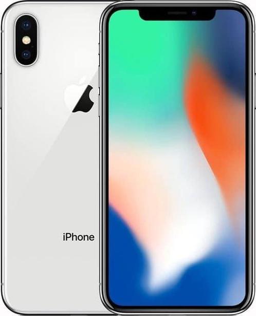 Apple iPhone X 64GB Zilver met GARANTIE & verzending, Telecommunicatie, Mobiele telefoons | Apple iPhone, Gebruikt, Ophalen of Verzenden