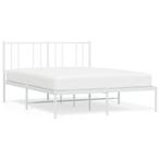 Metalen Bed Wit 120x200 - OP=OP! Comfortabel & Duurzaam, Huis en Inrichting, Slaapkamer | Bedden, Verzenden, Wit, Nieuw, Twijfelaar