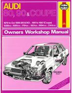 1979-1986 AUDI 80 | 90 | COUPE BENZINE VRAAGBAAK ENGELS, Auto diversen, Handleidingen en Instructieboekjes