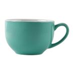 Cappuccinokopjes | CAFÉ | Keramiek | Aqua | 34cl | 12 Stuks, Verzenden, Nieuw in verpakking