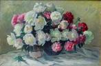 Georg Valka (1882-1949) - Great still life with peonies