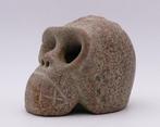 sculptuur, Hongshan Cultuur Grote Schedel Sculptuur 1,6 Kg., Nieuw