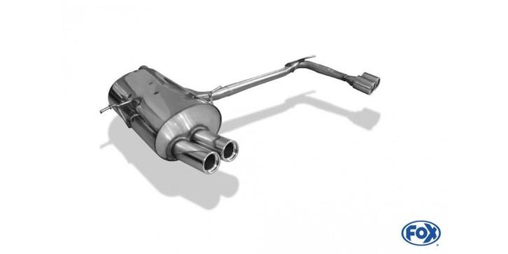 FOX BMW E46 320/ 323/ 328 einddemper uitgang rechts/links si, Auto-onderdelen, Uitlaatsystemen, Nieuw, Verzenden