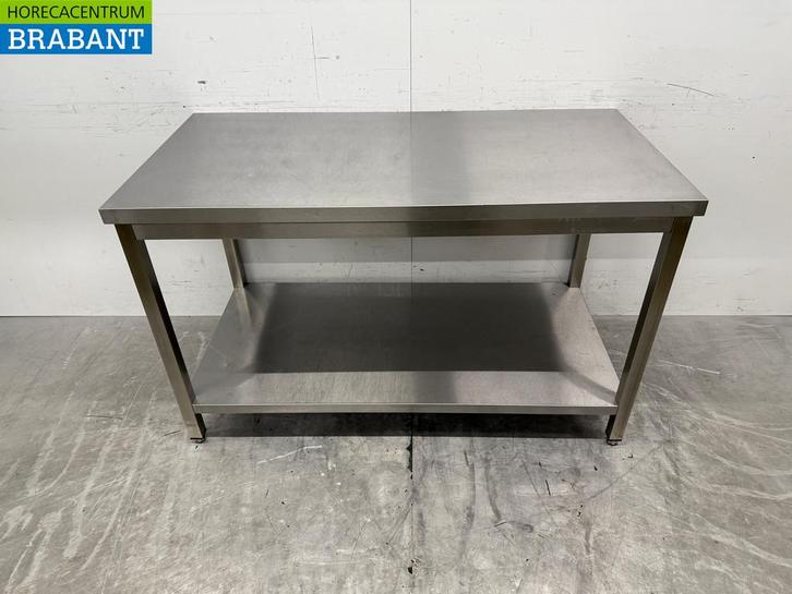Table de travail en acier inoxydable avec étagère 140 x 70 x, Zakelijke goederen, Horeca | Overige, Verzenden