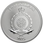 Niue. 2 Dollars 2025 – Captain America vs. Thanos – 1 oz