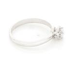 Ring - 18 karaat Witgoud - 0.42ct. tw. Diamant (Natuurlijk)
