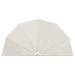 Terrasscherm inklapbaar 160cm Creme | Tweede Kansje | OP..., Verzenden, Nieuw, Staal