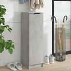 vidaXL Schoenenkast 30x35x100 cm bewerkt hout betongrijs, Verzenden, Nieuw