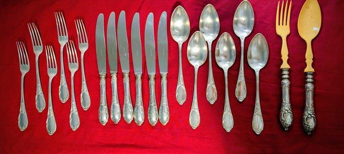 Bestekset (20) - .800 zilver, Antiek en Kunst, Antiek | Zilver en Goud