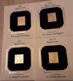 Verenigde Staten. Set 4 x gouden postzegel (Zonder, Postzegels en Munten, Munten | Europa | Niet-Euromunten