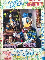 Koen Betjes (1992) - Donald Duck the Painter x Rembrand -, Antiek en Kunst