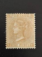 Groot-Brittannië 1862 - Koningin Victoria - 9d stro. Munt., Gestempeld