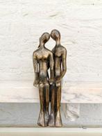 Beeldje - Kissing couple - Brons, Antiek en Kunst, Curiosa en Brocante