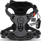 LOVPET® Reflecterende Hondentuigje - Hondenharnas - Antracie, Dieren en Toebehoren, Verzenden, Nieuw