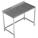 Werktafel | RVS | Lekbak | Achteropstand | Zelfmontage |, Zakelijke goederen, Verzenden, Nieuw in verpakking