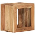 vidaXL Kruk 40x30x40 cm massief acaciahout, Huis en Inrichting, Tafels | Bijzettafels, Verzenden, Nieuw