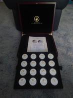 Allemagne. Collection of 16 Silver Medals 2005/2006. 24 kt