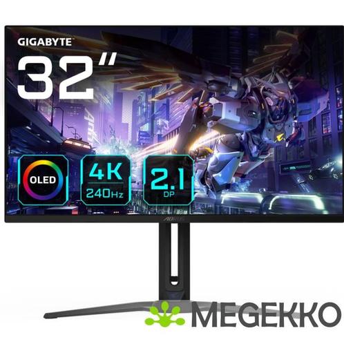 Gigabyte AORUS FO32U2P 32  4K Ultra HD 240Hz OLED Gaming, Computers en Software, Overige Computers en Software, Nieuw, Verzenden