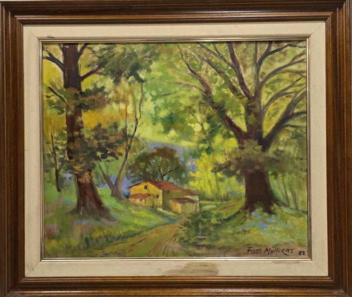 Josep Fisas Ferrer (1929-2014) - Susurros del sendero, Antiek en Kunst, Kunst | Schilderijen | Klassiek