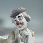 Lladró - sculptuur, Clown - 16 cm - Porselein, Antiek en Kunst