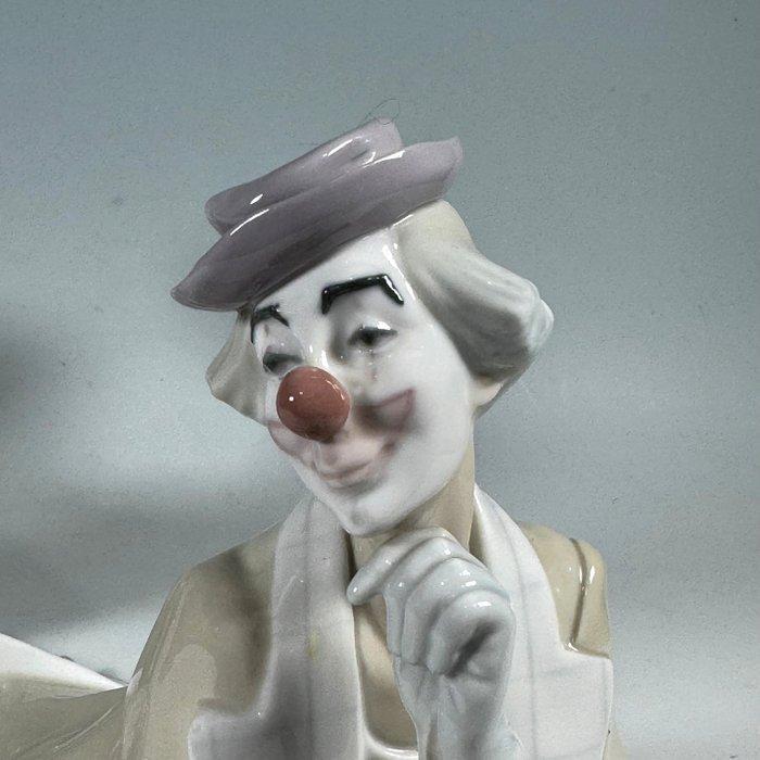 Lladró - sculptuur, Clown - 16 cm - Porselein, Antiek en Kunst, Antiek | Glaswerk en Kristal