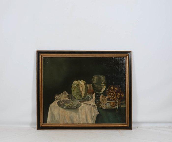 Europese school (XIX) - Stilleven, Antiek en Kunst, Kunst | Schilderijen | Klassiek