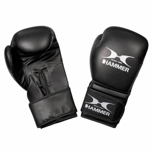 Hammer Boxing Bokshandschoenen PREMIUM TRAINING - PU - Zwart, Sport en Fitness, Vechtsporten en Zelfverdediging, Nieuw, Verzenden