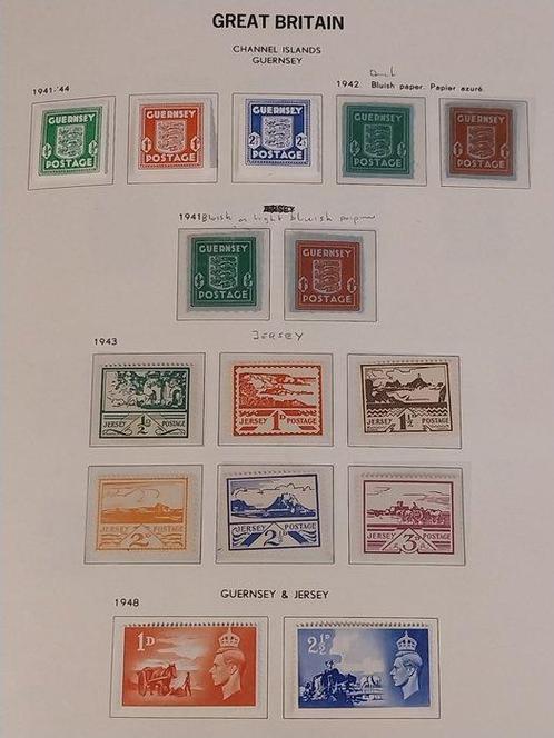 Duitse Rijk 1941/1948 - Jersey& Guernsey zeer uitgebreid op, Postzegels en Munten, Postzegels | Europa | Duitsland
