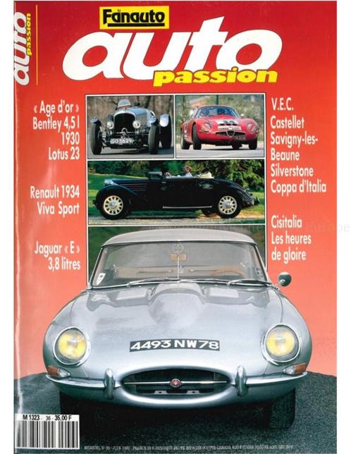 1990 AUTO PASSION TIJDSCHRIFT 36 FRANS, Boeken, Auto's | Folders en Tijdschriften, Ophalen of Verzenden