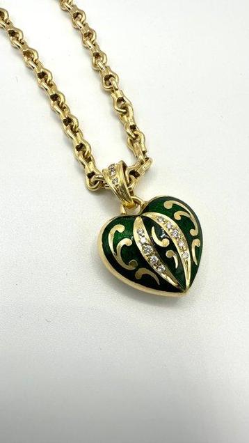 Fabergé - Ketting met hanger - 18 karaat Geel goud
