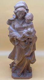 sculptuur, Madonna mit Kind – Holzskulptur, handgeschnitzt,, Antiek en Kunst