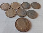 Frankrijk. Lot de 9 monnaies en argent (10 Francs et 20