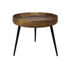 Bijzettafel Ventura | HSM Collection, Huis en Inrichting, Verzenden, Rond, Nieuw, Industrieel