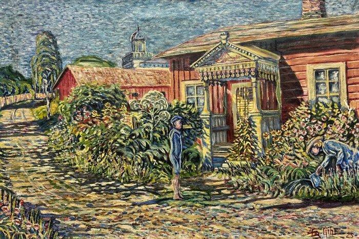Europese school (XX) - Summers Quiet Vigil - NO RESERVE, Antiek en Kunst, Kunst | Schilderijen | Klassiek