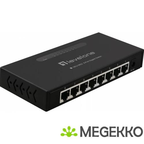 LevelOne GEU-0822 netwerk-switch Unmanaged Gigabit Ethernet, Computers en Software, Overige Computers en Software, Nieuw, Verzenden