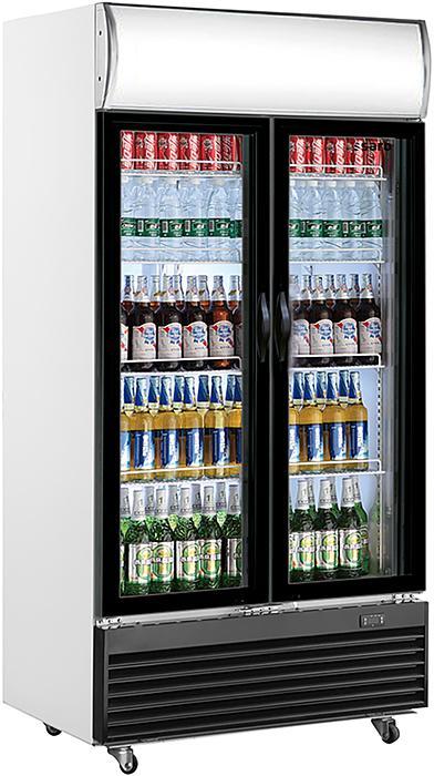 SARO Flessenkoeler met dubbele glasdeur - GTK 800, Zakelijke goederen, Horeca | Keukenapparatuur, Koelen en Vriezen, Verzenden