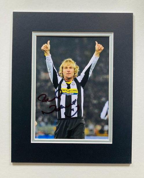 Juventus - Pavel Nedved - Photograph, Handtekening, Collections, Collections Autre