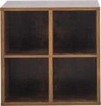 2dekans | VDD Vinyl Wish - Platenkast - 4 vakken - Bruin -, Huis en Inrichting, Ophalen of Verzenden, Nieuw