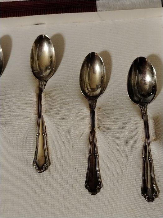 Koffielepel (6) - .800 zilver, Antiek en Kunst, Antiek | Zilver en Goud