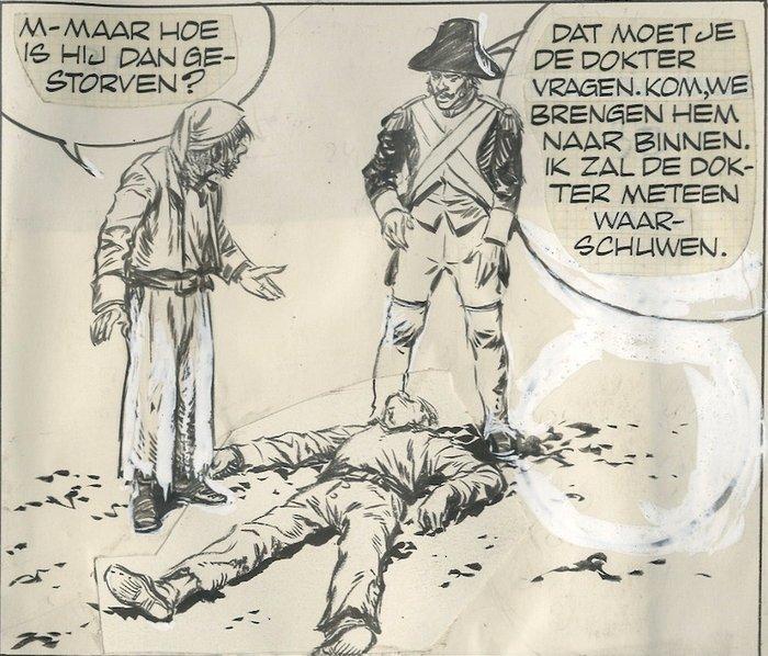 Kresse, Hans G. - 1 originele pagina uit De gedoemden -, Livres, BD