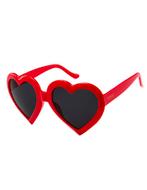 Hartjes Zonnebril Groot Rood Montuur Zwarte Glazen Hippie Vi, Handtassen en Accessoires, Zonnebrillen en Brillen | Dames, Nieuw