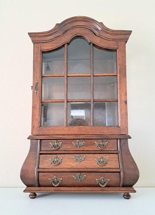 Vitrinekast - Eikenhout, Antiek en Kunst, Curiosa en Brocante