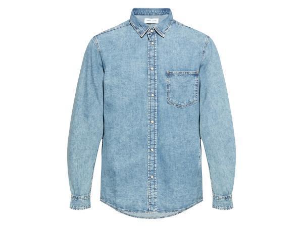Veiling - Samsoe Samsoe Denim overhemd maat XS, Kleding | Heren, Overhemden, Nieuw