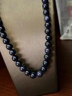 Collier en grès bleu Cristal- 100 g - (1)