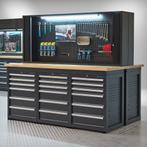 Datona Werkbank PRO – eiken werkblad – 36 lades – met, Doe-het-zelf en Bouw, Ophalen of Verzenden, Nieuw