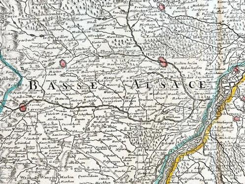 Duitsland - Frankrijk, Elzas, Straatsburg, Palts, Landau;, Livres, Atlas & Cartes géographiques